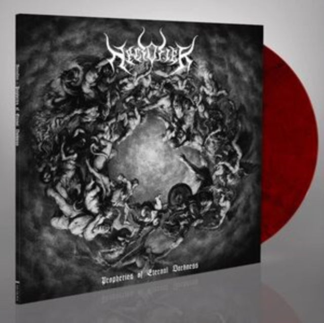 NECROFIER | PROPHECIES OF ETERNAL DARKNESS (TRANSPARENT RED & BLACK MARBLED VINYL) | VINYL RECORD (LP)
