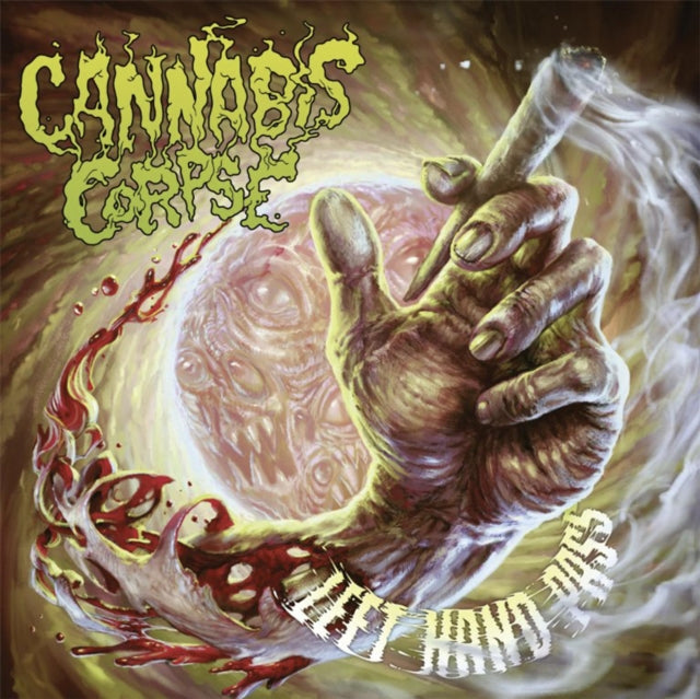 CANNABIS CORPSE | LEFT HAND PASS (LTD/LIGHT ROSE VINYL) | VINYL RECORD (LP)