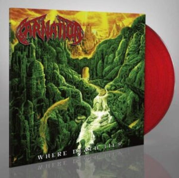 CARNATION | WHERE DEATH LIES (RED VINYL) | VINYL RECORD (LP)