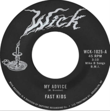 MY ADVICE B/W OUT OF STATE PLATES | 7IN VINYL