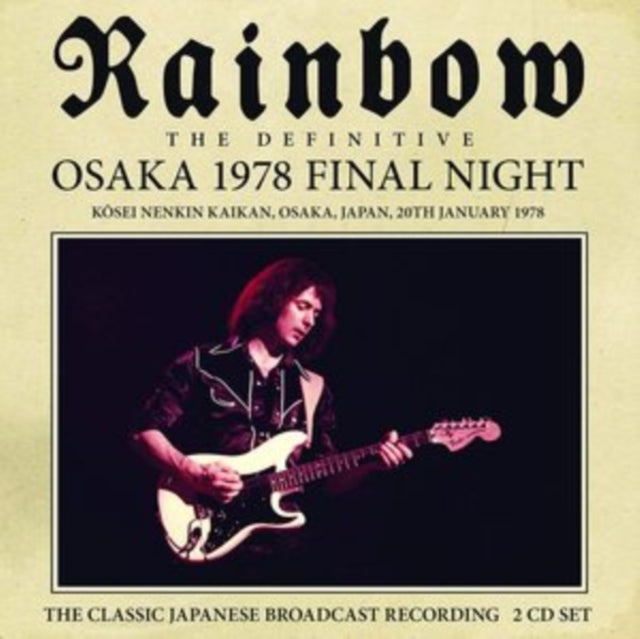 RAINBOW | OSAKA 1978 (2CD) | CD