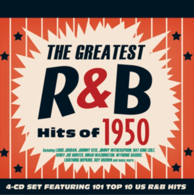 VARIOUS | GREATEST RB HITS OF 1950 4CD | CD