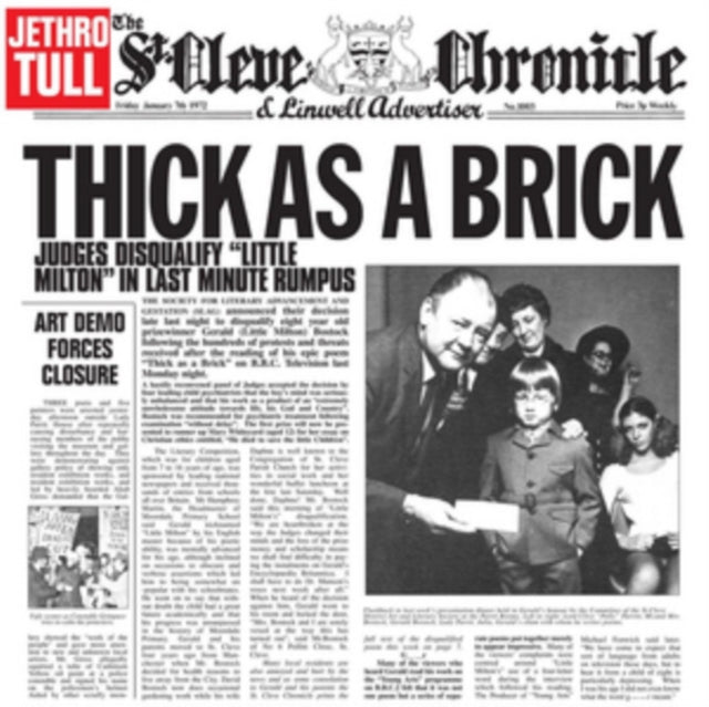 JETHRO TULL | THICK AS A BRICK | VINYL RECORD (LP)