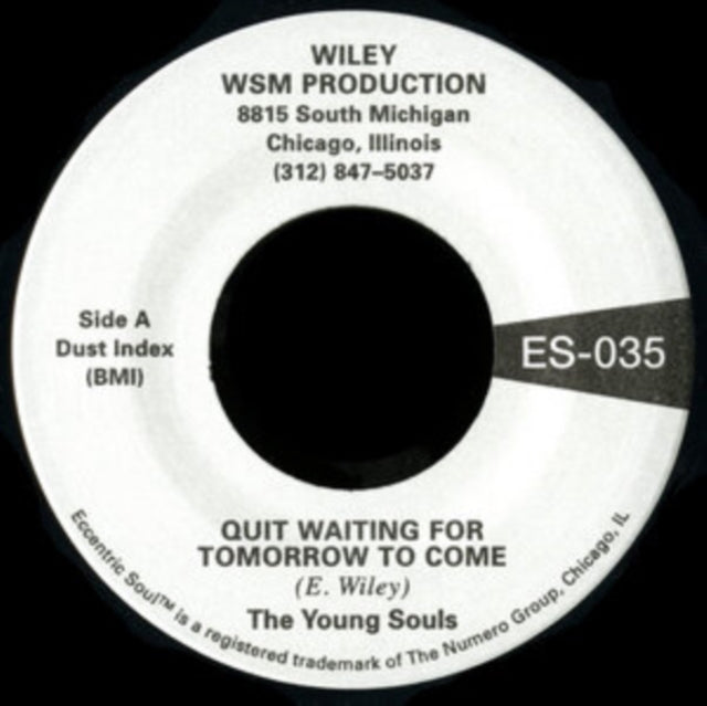 YOUNG SOULS | QUIT WAITING FOR TOMORROW TO COME | 7IN VINYL