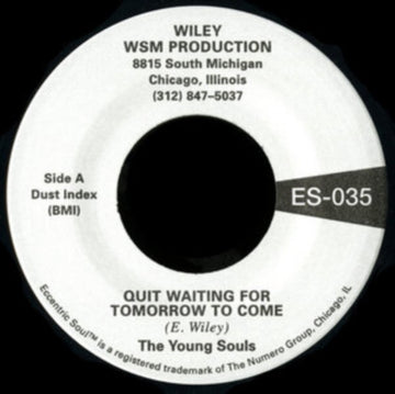 YOUNG SOULS | QUIT WAITING FOR TOMORROW TO COME | 7IN VINYL