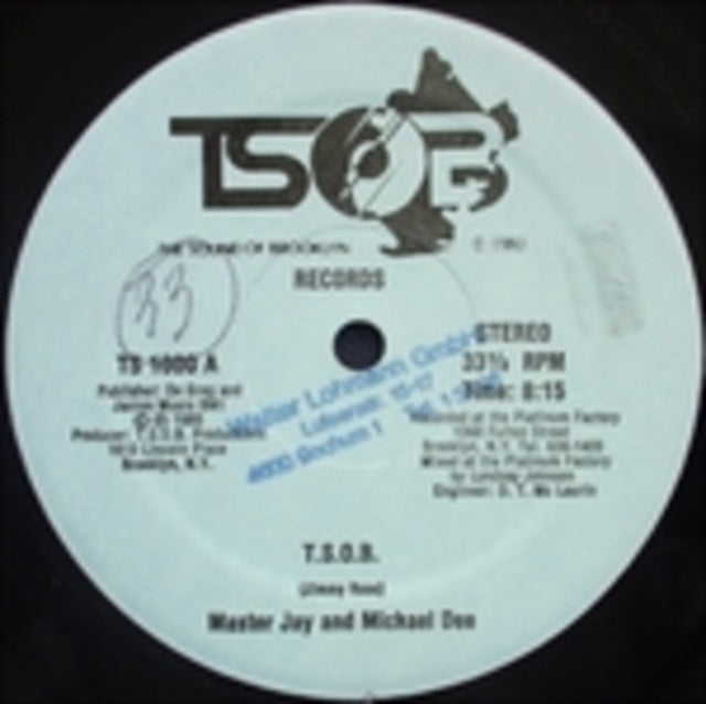 MASTER JAY & MICHAEL DEE | T.S.O.B. / INSTRUMENTAL | 12IN VINYL