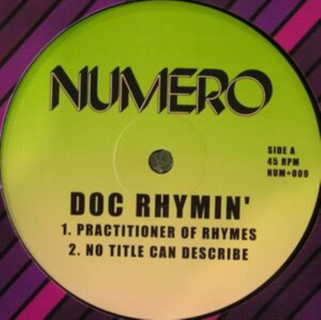 DOC RHYMIN | PRACTITIONER OF RHYMES / NO TITLE CAN DESCRIBE / DICTONARY RAP | 12IN VINYL