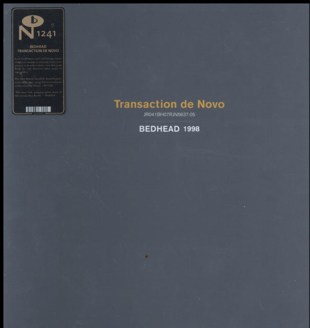 BEDHEAD | TRANSACTION DE NOVO | VINYL RECORD (LP)