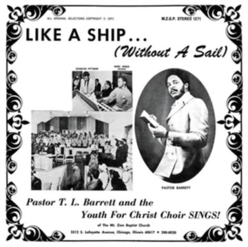 BARRETT, PASTOR T.L. & THE YOUTH FOR CHRIST CHOIR | LIKE A SHIP (WITHOUT A SAIL) | VINYL RECORD (LP)