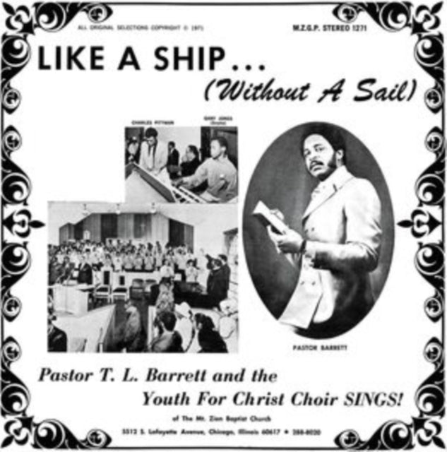 BARRETT, PASTOR T.L. & THE YOUTH FOR CHRIST CHOIR | LIKE A SHIP (WITHOUT A SAIL) (ICE WIND TRANSPARENT VINYL) | VINYL RECORD (LP)