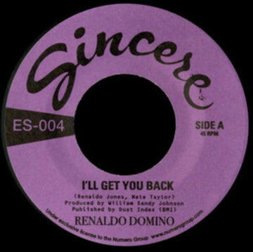 I'LL GET YOU BACK / TWO YEARS FOUR DAYS | 7IN VINYL