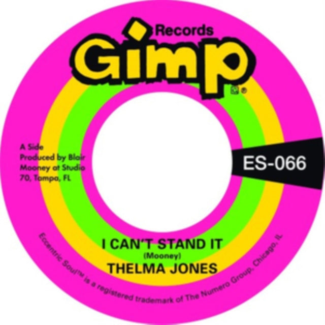JONES, THELMA | I CANâ€™T STAND IT B/W ONLY YESTERDAY | 7IN VINYL