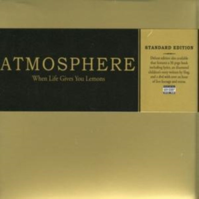 ATMOSPHERE | WHEN LIFE GIVES YOU LEMONS YOU PAINT THAT SHIT GOLD | CD