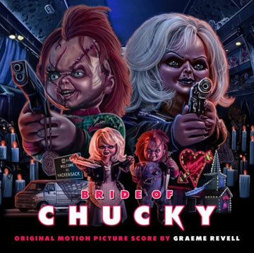 BRIDE OF CHUCKY (OST) (LIGHTNING STRIKE SPLIT W/ SPLATTER/CLOUDY ORANGE VINYL/2LP) | VINYL RECORD (LP)