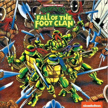 TEENAGE MUTANT NINJA TURTLES: FALL OF THE FOOT CLAN (PIZZA PIE COLOR IN COLOR SPLATTER VINYL) | VINYL RECORD (LP)