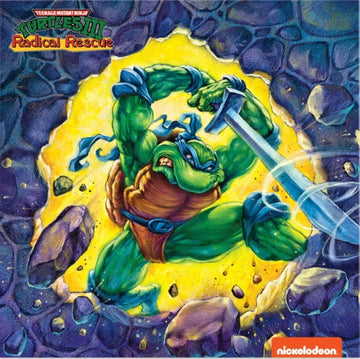 TEENAGE MUTANT NINJA TURTLES III: RADICAL RESCUE (PIZZA PIE COLOR IN COLOR SPLATTER VINYL) | VINYL RECORD (LP)