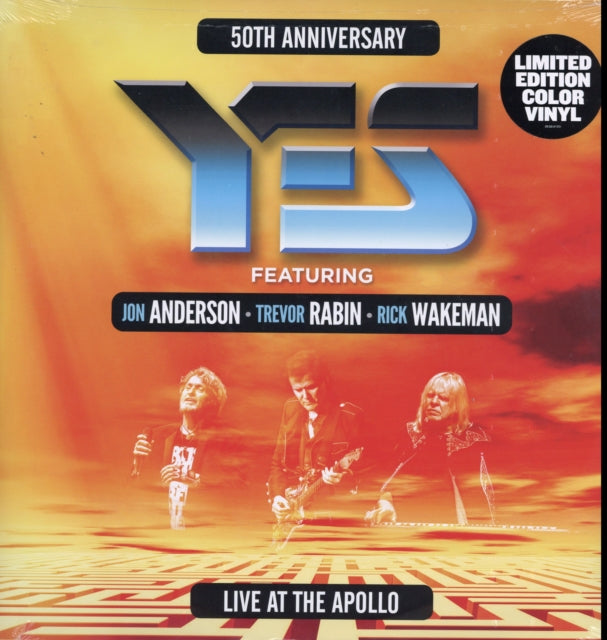 YES FT JON ANDERSON; TREVOR RABIN; RICK WAKEMAN | LIVE AT THE APOLLO (3 LP) | VINYL RECORD (LP)