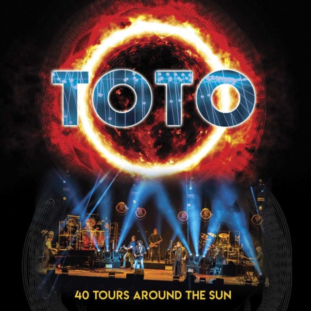 TOTO | 40 TOURS AROUND THE SUN (3 LP)(BLUE/ORANGE STARBURST SWIRL VINYL) | VINYL RECORD (LP)