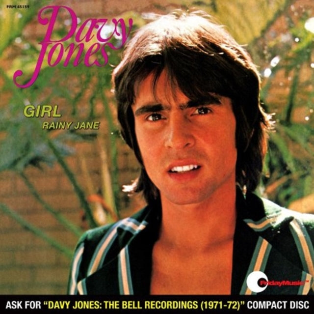 JONES, DAVY | GIRL / RAINY JANE | 7IN VINYL