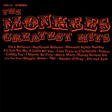 MONKEES GREATEST HITS (SUNSPOT ORANGE HAND POURED EFFECT VINYL/LIMITED EDITION) | VINYL RECORD (LP)