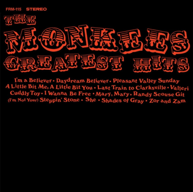 MONKEES | GREATEST HITS (180G/ORANGE AUDIOPHILE VINYL/LIMITED ANNIVERSARY EDITION) | VINYL RECORD (LP)