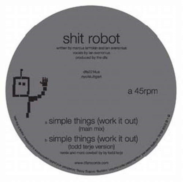 SHIT ROBOT | SIMPLE THINGS (WORK IT OUT - TODD TERJE MIX) | VINYL RECORD (LP)