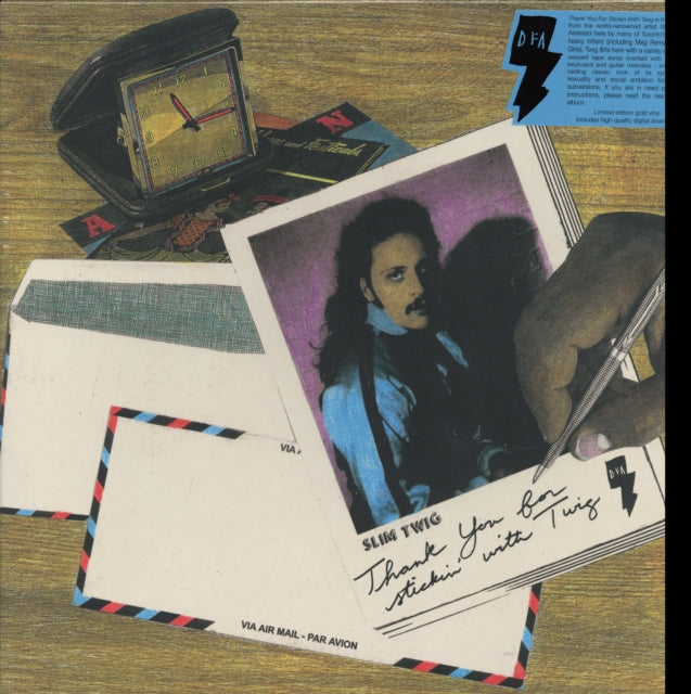 SLIM TWIG | THANKS FOR STICKIN WITH TWIG (LIMITED GOLD VINYL) | VINYL RECORD (LP)