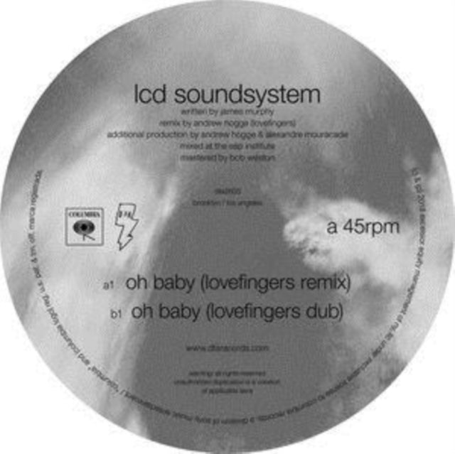 LCD SOUNDSYSTEM | OH BABY (LOVEFINGERS REMIXES) | 12IN VINYL