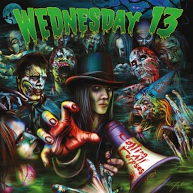WEDNESDAY 13 | CALLING ALL CORPSES (GREEN VINYL) | VINYL RECORD (LP)