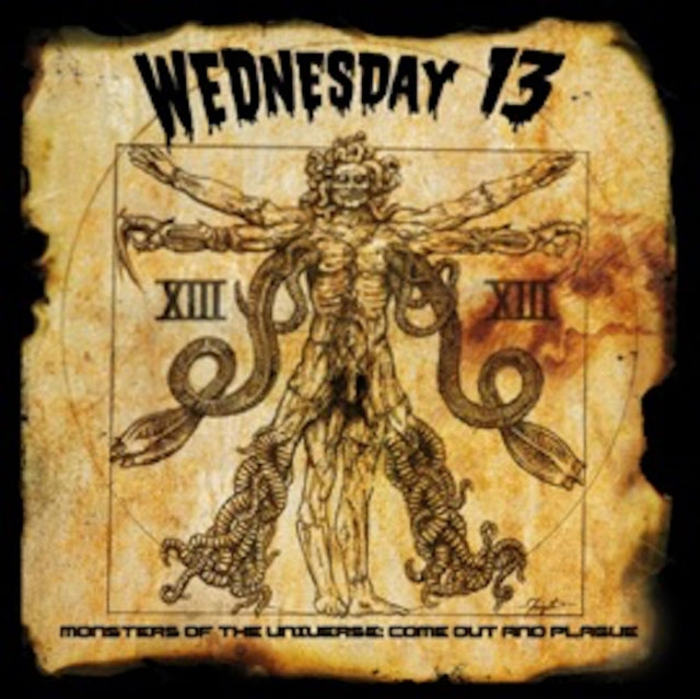 WEDNESDAY 13 | MONSTERS OF THE UNIVERSE: COME OUT & PLAGUE (X) (GOLD VINYL) | VINYL RECORD (LP)