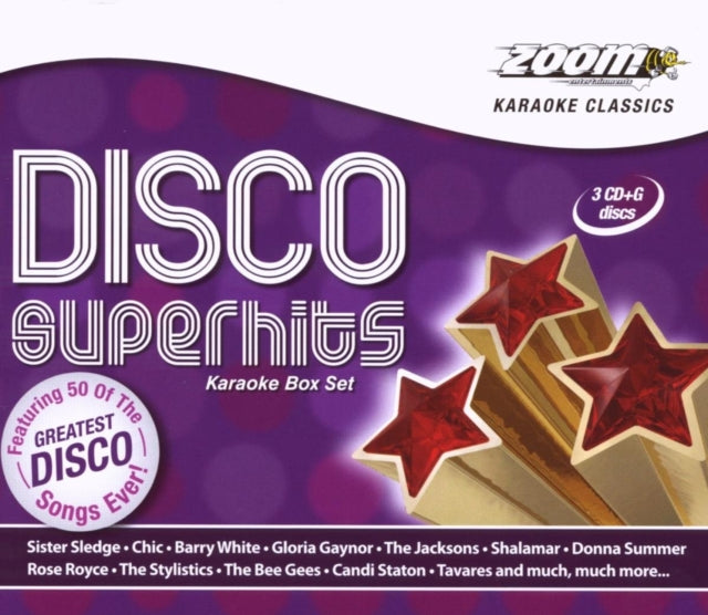 ZOOM KARAOKE | KARAOKE CLASSICS: DISCO SUPERHITS BOX SET - 50 SONGS (CD+G) | CD