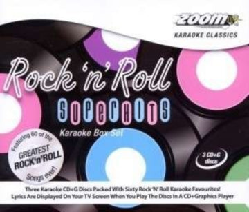 ZOOM KARAOKE | KARAOKE CLASSICS: ROCK N ROLL SUPERHITS BOX SET - 60 SONGS (CD+G) | CD