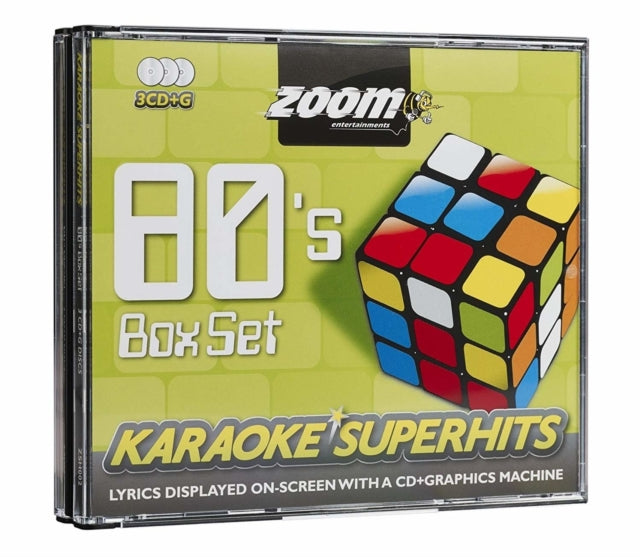 ZOOM KARAOKE | KARAOKE SUPERHITS: 80S BOX SET (CD+G) | CD