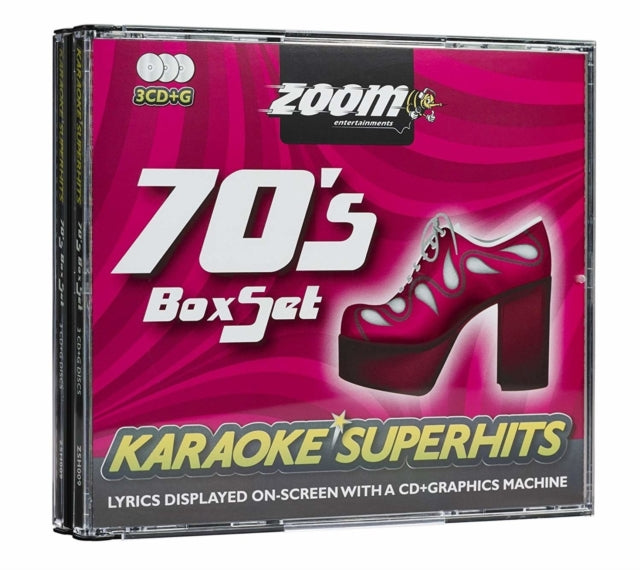 ZOOM KARAOKE | KARAOKE SUPERHITS: 70S BOX SET (CD+G) | CD