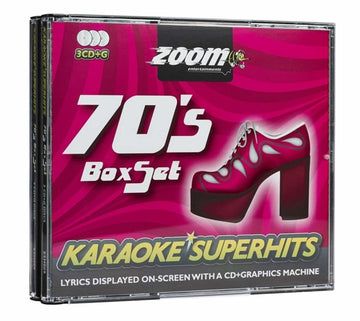 ZOOM KARAOKE | KARAOKE SUPERHITS: 70S BOX SET (CD+G) | CD