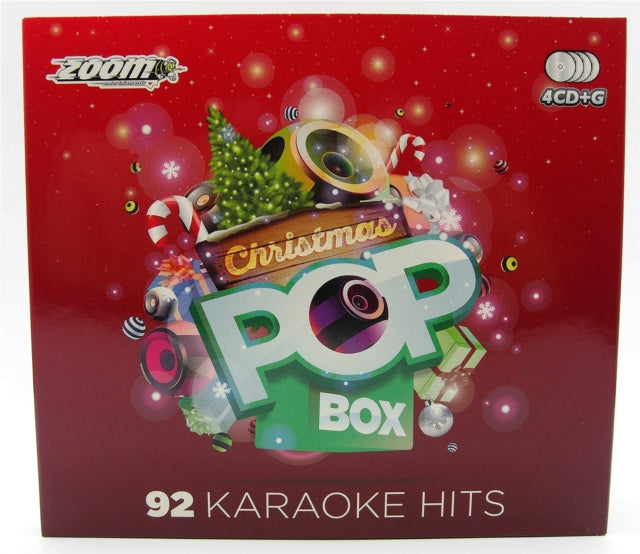 ZOOM KARAOKE | CHRISTMAS POP BOX PARTY PACK - 92 SONGS (CD+G) | CD