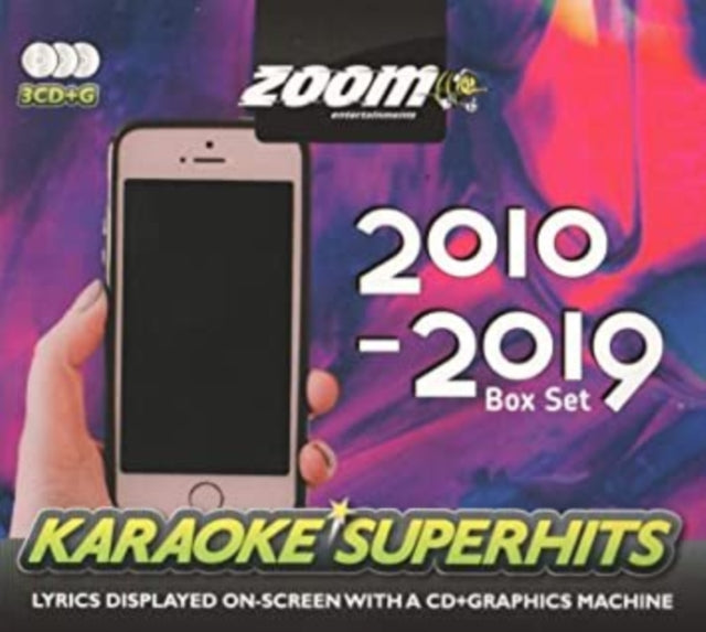 ZOOM KARAOKE | KARAOKE SUPERHITS: 2010-2019 BOX SET (CD+G) | CD