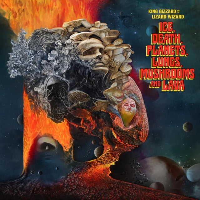 KING GIZZARD & THE LIZARD WIZARD | ICE, DEATH, PLANETS, LUNGS, MUSHROOMS & LAVA (2LP/RECYCLED BLACK WAX VINYL) | VINYL RECORD (LP)