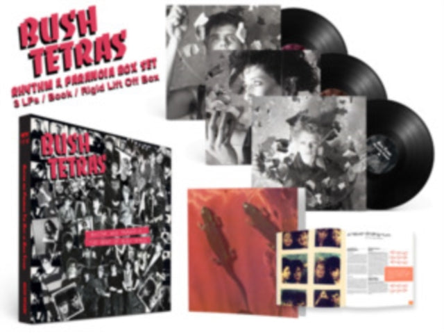 BUSH TETRAS | RHYTHM AND PARANOIA: THE BEST OF BUSH TETRAS (3LP/BOOK) | VINYL RECORD (LP)