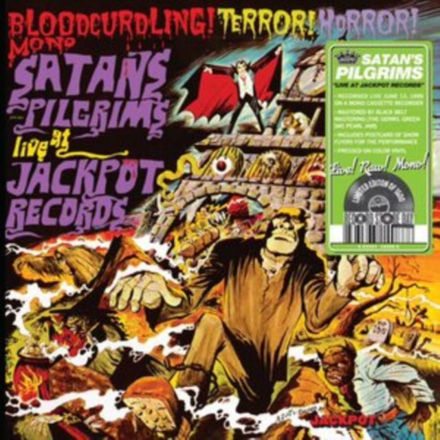 SATAN'S PILGRIMS | LIVE AT JACKPOT RECORDS (LIME GREEN VINYL) (RSD) | VINYL RECORD (LP)