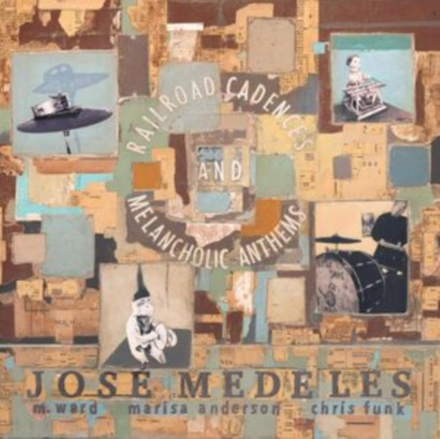 MEDELES, JOSE W/ M. WARD; MARISA ANDERSON & CHRIS FUNK | RAILROAD CADENCES & MELANCHOLIC ANTHEMS (CLEAR W/ BLACK SMOKE VINYL) | VINYL RECORD (LP)