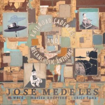 MEDELES, JOSE W/ M. WARD; MARISA ANDERSON & CHRIS FUNK | RAILROAD CADENCES & MELANCHOLIC ANTHEMS (CLEAR W/ BLACK SMOKE VINYL) | VINYL RECORD (LP)