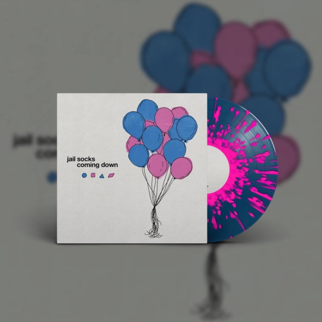 JAIL SOCKS | COMING DOWN (SPLATTER VINYL) | VINYL RECORD (LP)