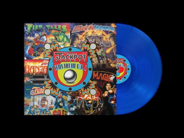 VARIOUS ARTISTS | JACKPOT PLAYS PINBALL VOL. 2 (BLUE VINYL) | VINYL RECORD (LP)