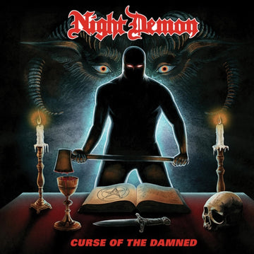 NIGHT DEMON | CURSE OF THE DAMNED (DELUXE/REISSUE/RED VINYL) | VINYL RECORD (LP)