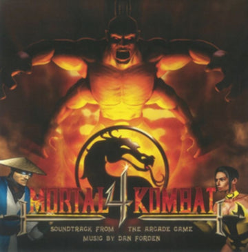 MORTAL KOMBAT MK 4 (ORANGE, YELLOW & BLACK SPLATTER ON CLEAR VINYL) | VINYL RECORD (LP)