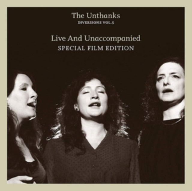 UNTHANKS | DIVERSIONS VOL.5: LIVE & UNACCOMPANIED (180G/DVD) | VINYL RECORD (LP)
