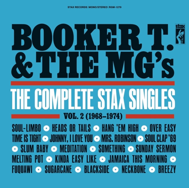 BOOKER T. & THE MG'S | COMPLETE STAX SINGLES VOL. 2 (1968-1974) (2LP/RED VINYL) | VINYL RECORD (LP)