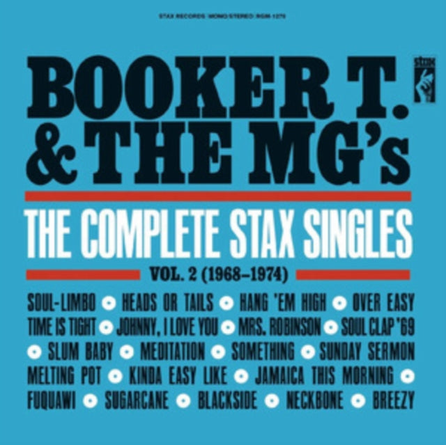 BOOKER T & THE MG'S | COMPLETE STAX SINGLES VOL. 2 (1968-1974) (POWDER BLUE VINYL/2LP) | VINYL RECORD (LP)