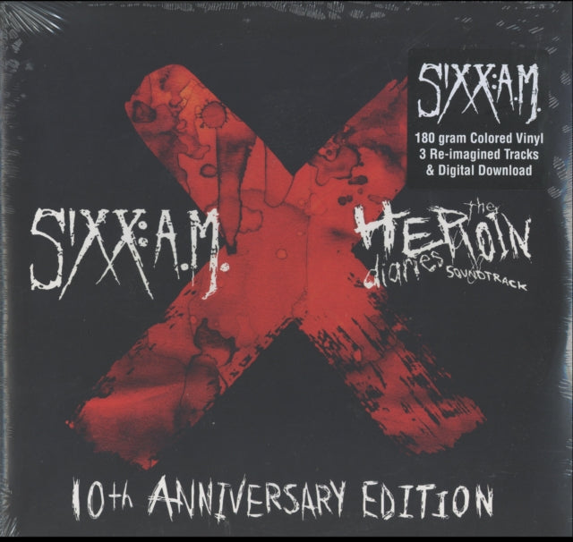 SIXX:A.M. | HEROIN DIARIES SOUNDTRACK: 10TH ANNIVERSARY EDITION (COLORED VINYL/GATEFOLD) | VINYL RECORD (LP)